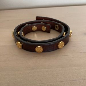 Tory Burch Leather wrap bracelet